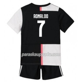 Juventus Cristiano Ronaldo 7 Lasten Kotipelipaita 2019-2020 Lyhythihainen (+ shortsit)